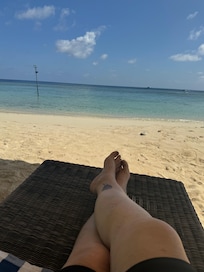 Private beach vibes