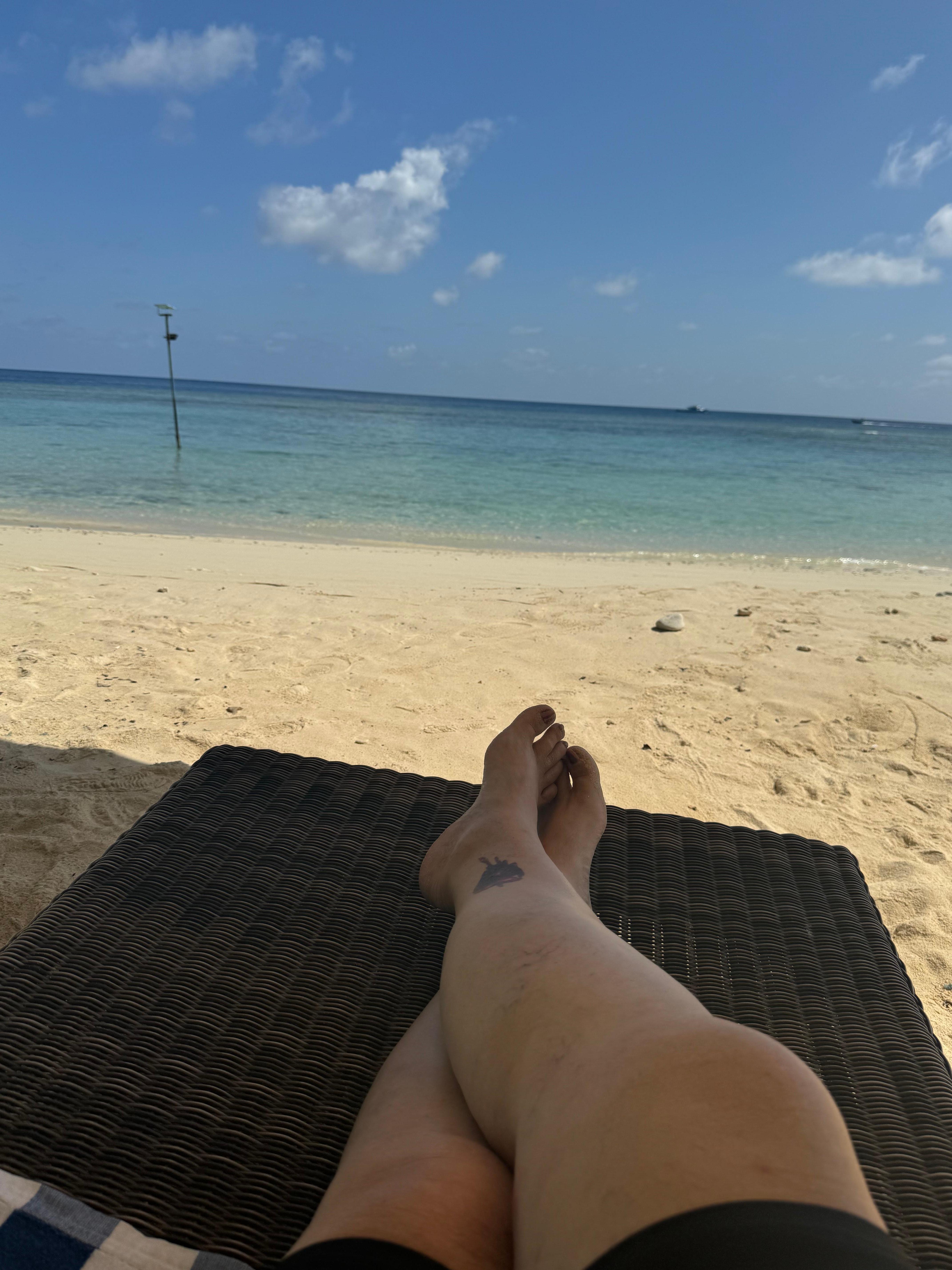 Private beach vibes