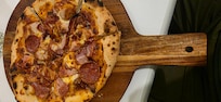 Pizza and beer $18. What a bargain