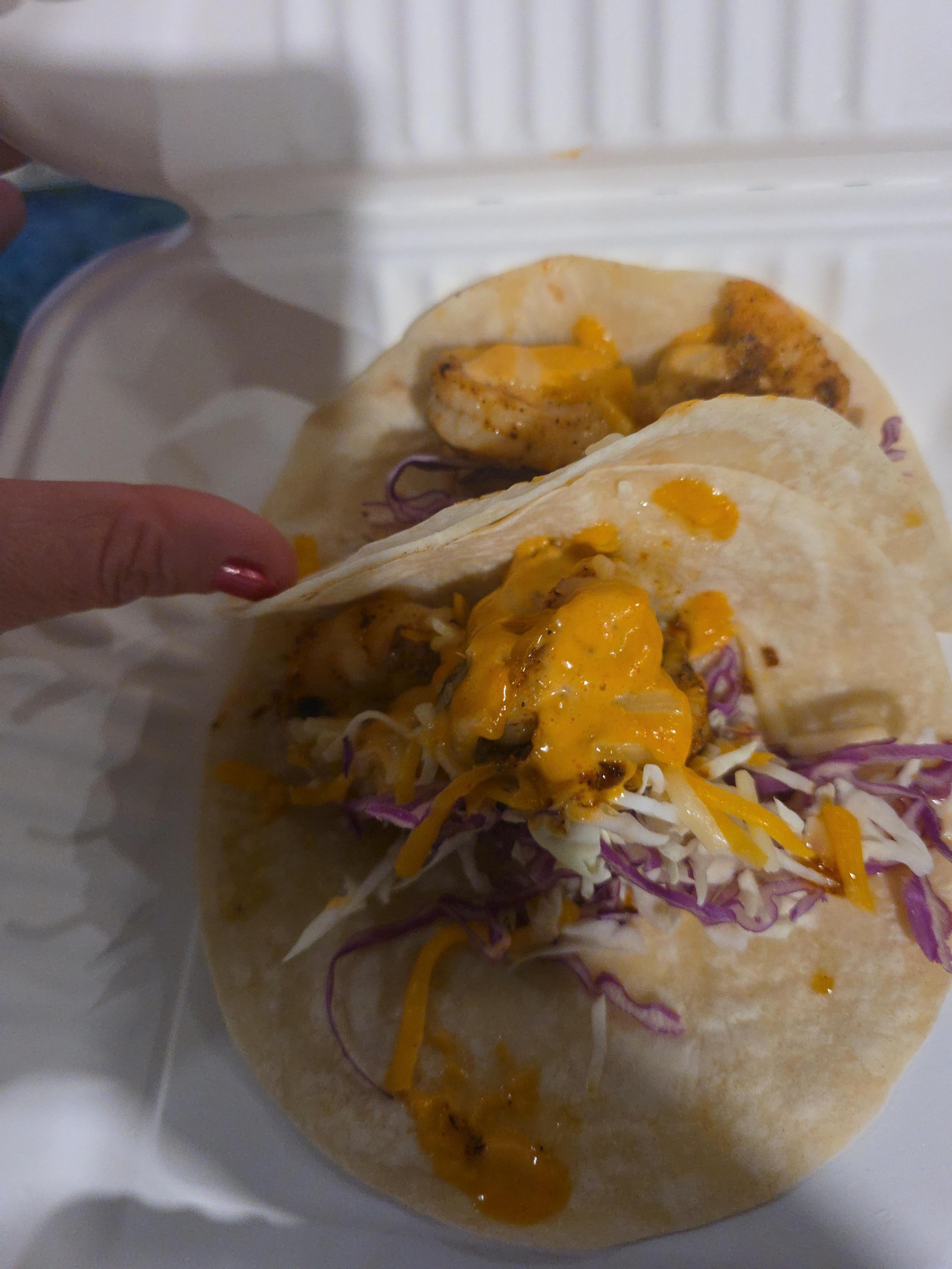 Shrimp tacos from Sudi's