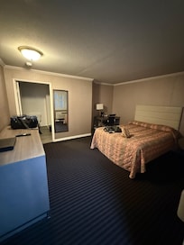 Basic room WiFi good room was clean and spacious.