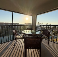 We ate lunch on the lanai several days and it was very pleasant.