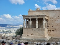 Part of our tour of the Acropolis. Don't miss it!