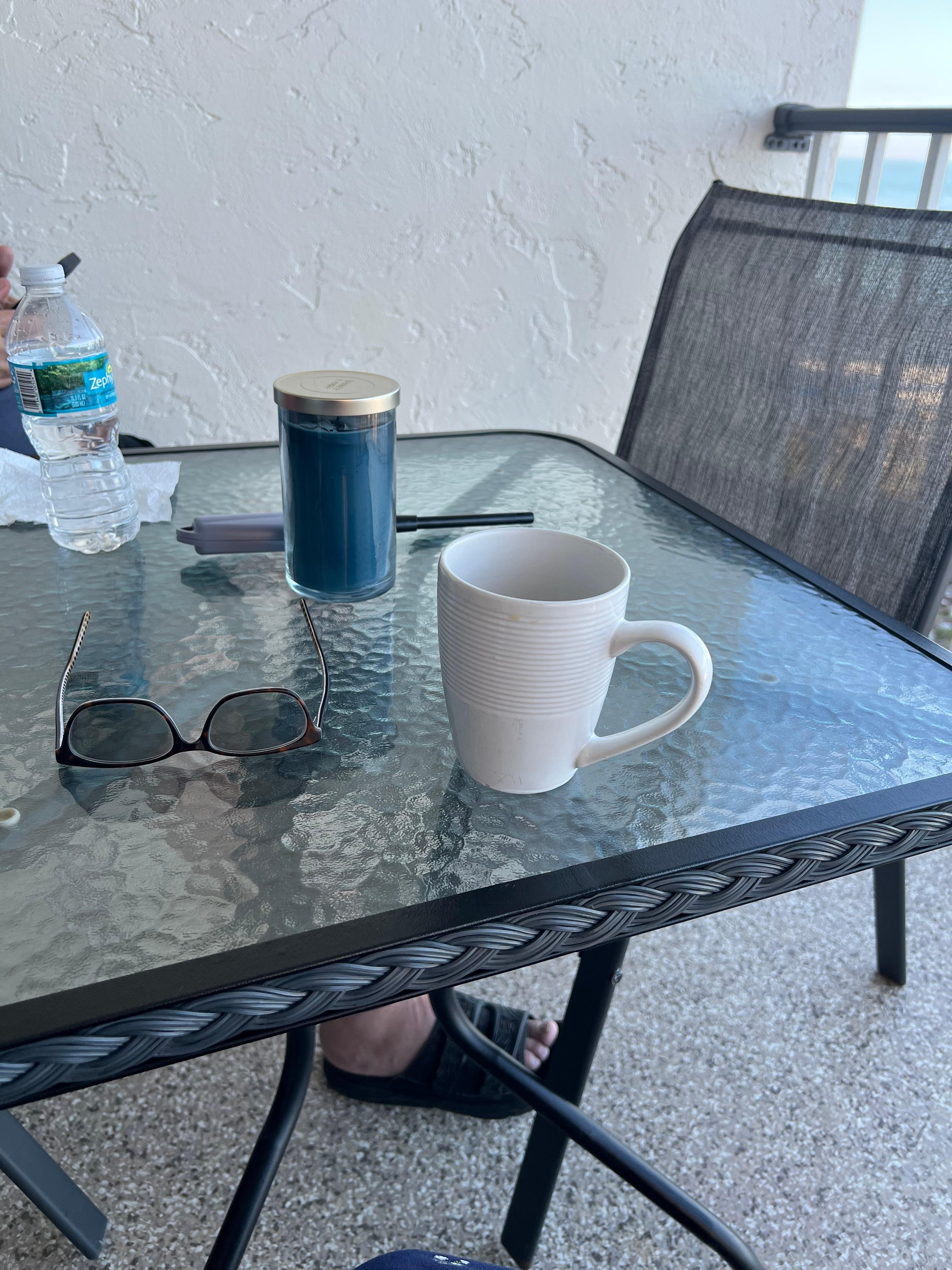 Where we had our coffee. 