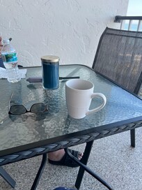 Where we had our coffee.