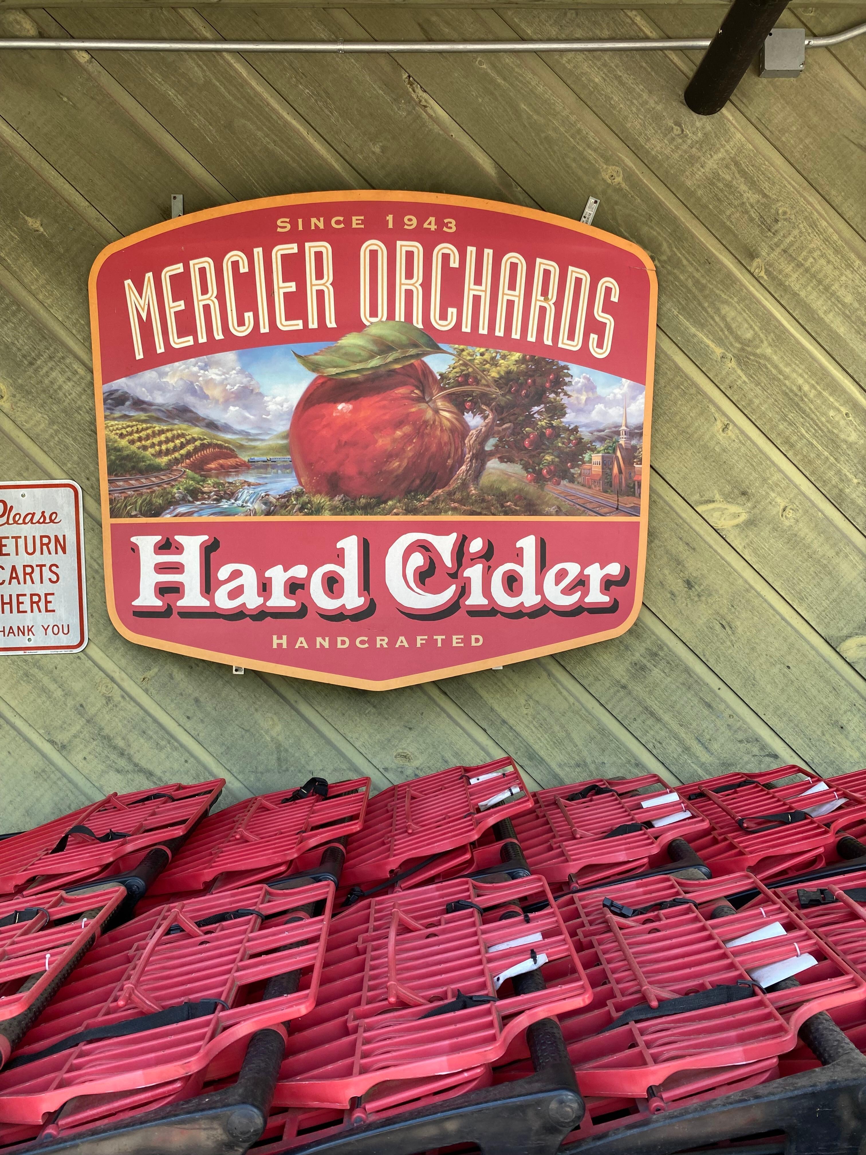 Made sure to stock up before we left. 