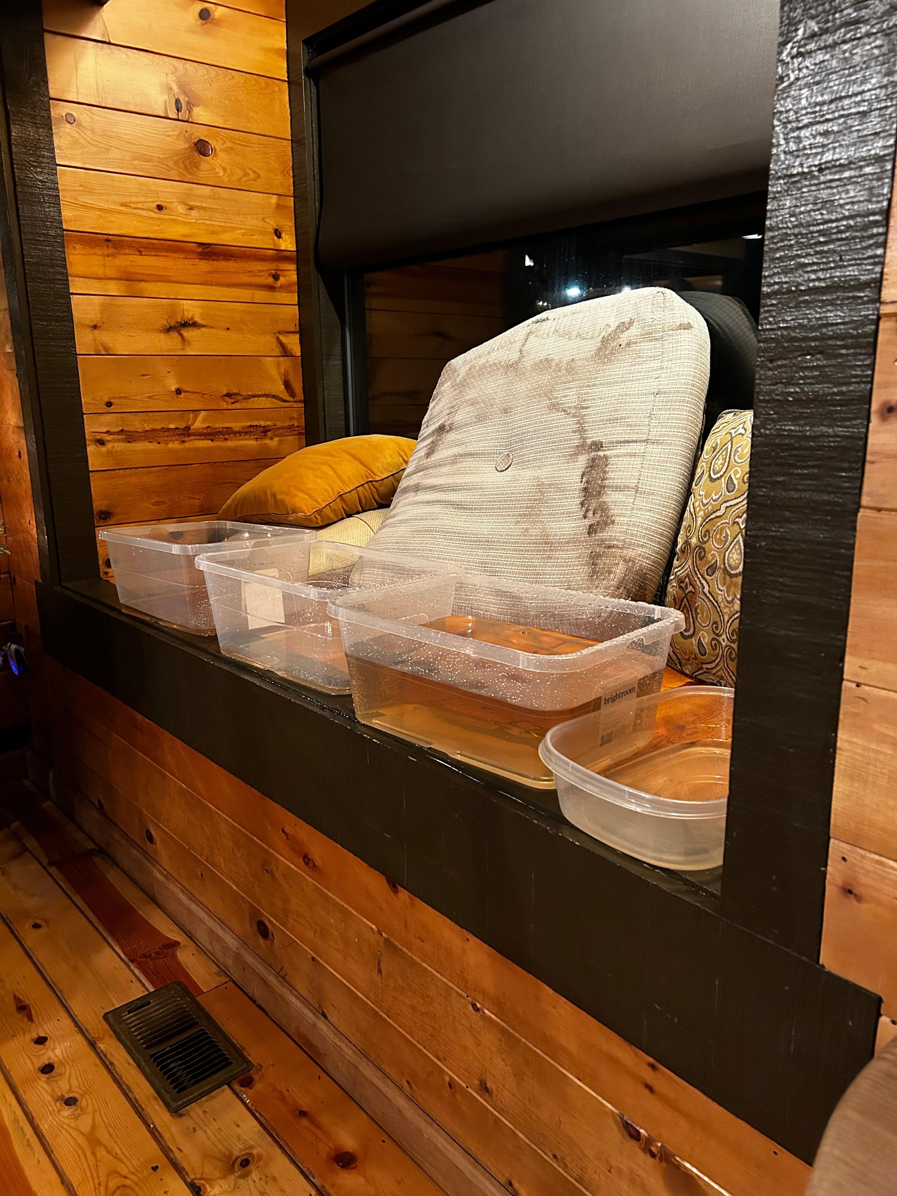 Siding/flashing leak for five days