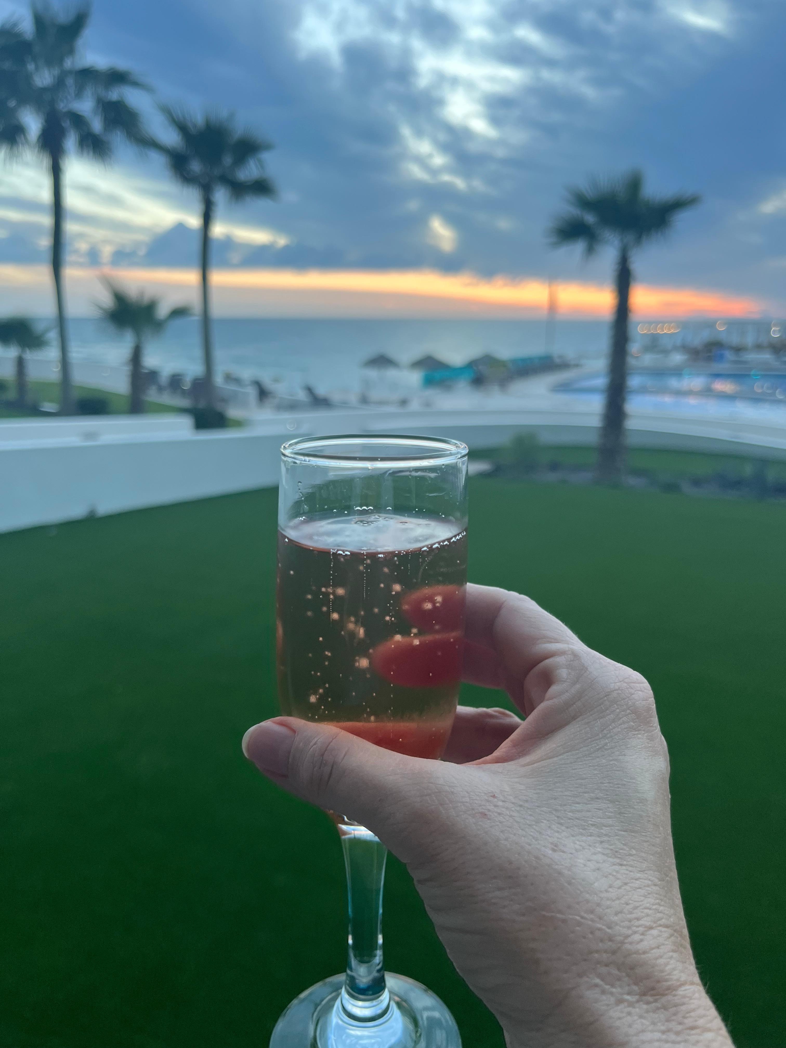 Sunset from the patio