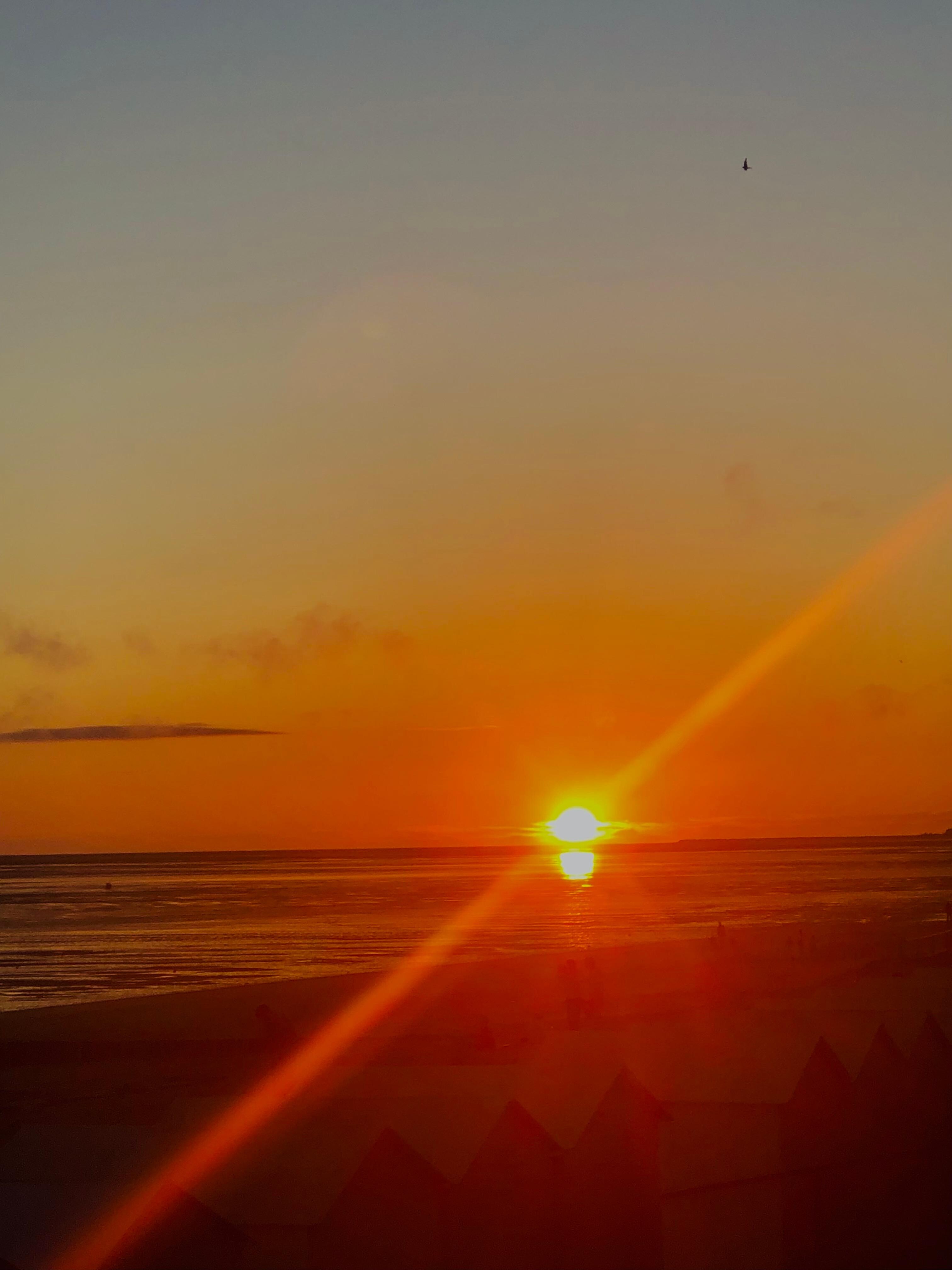 Coucher de soleil magnifique 