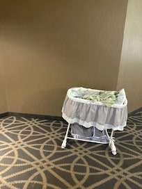Bassinet in the hallway for two days