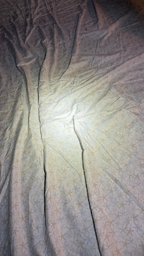 Dirty sheet on pull out couch mattress