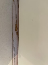 Vinyl plank flooring which was cracked