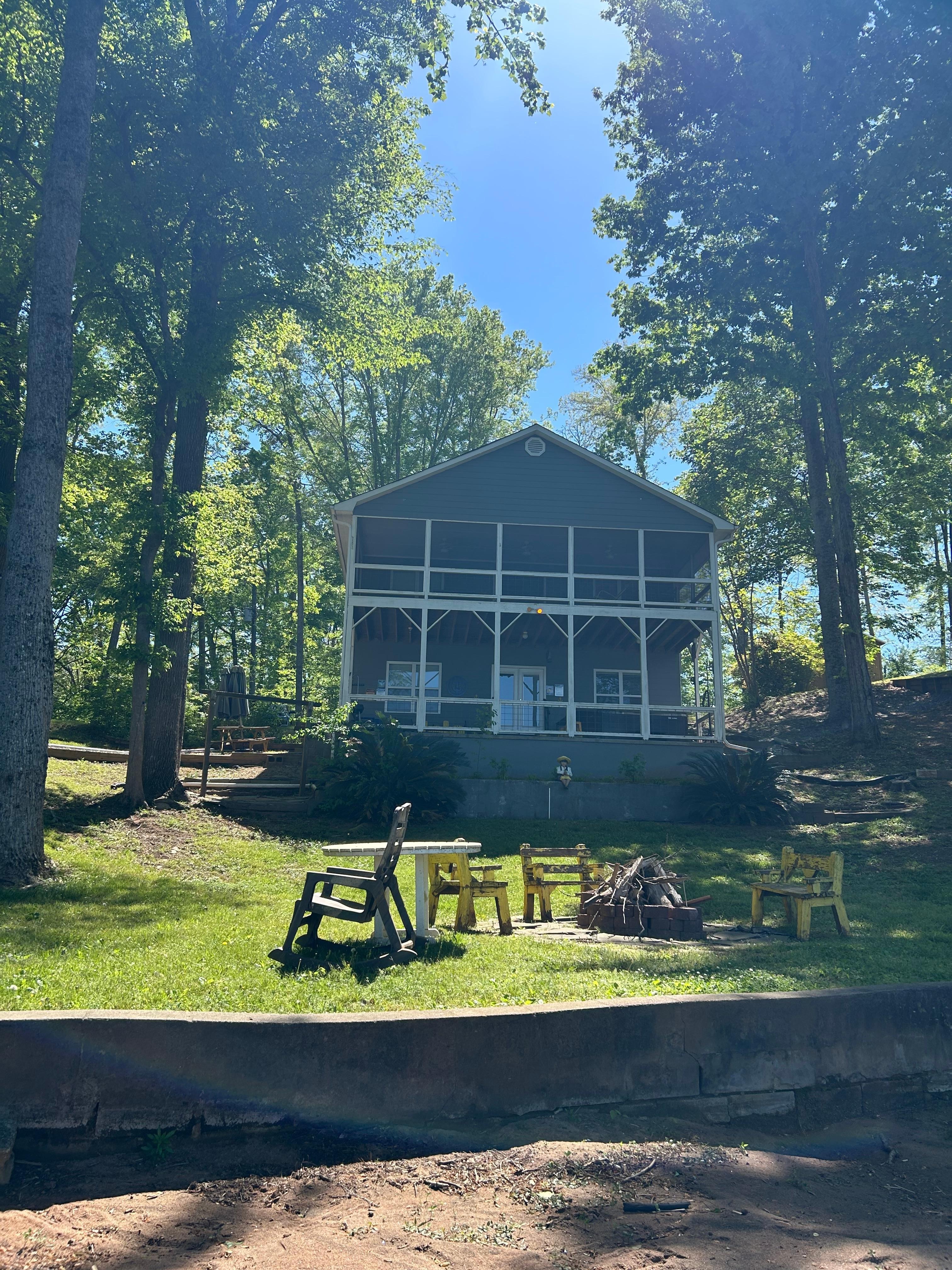 Pretty property on the water. 