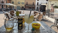 Drinks in town square