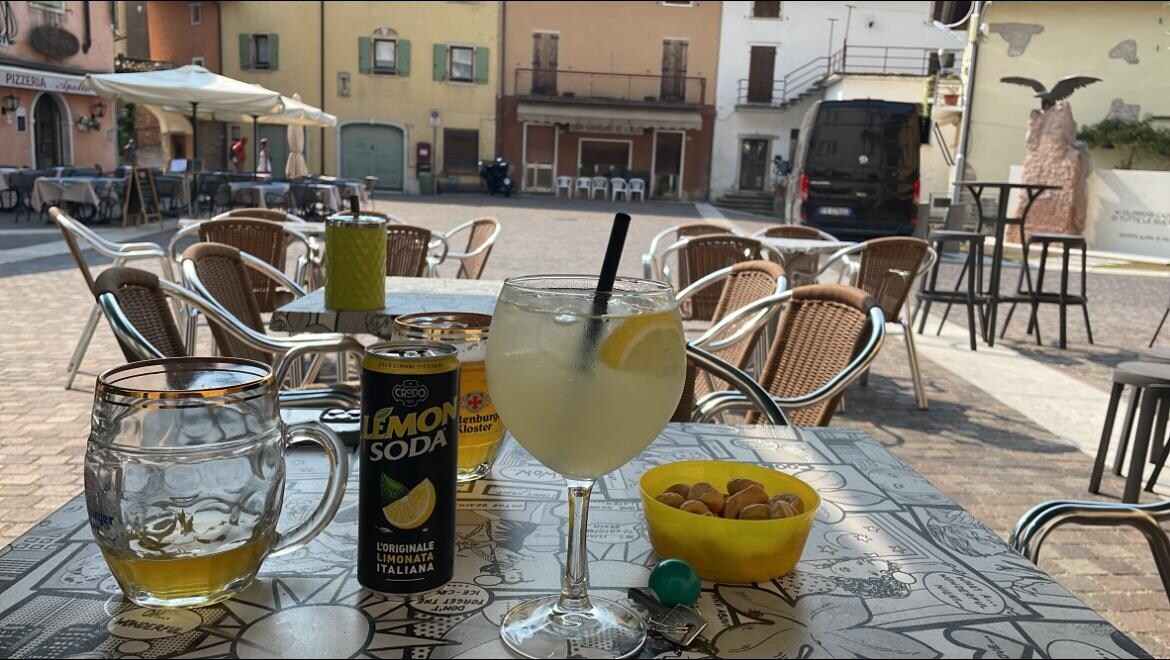 Drinks in town square