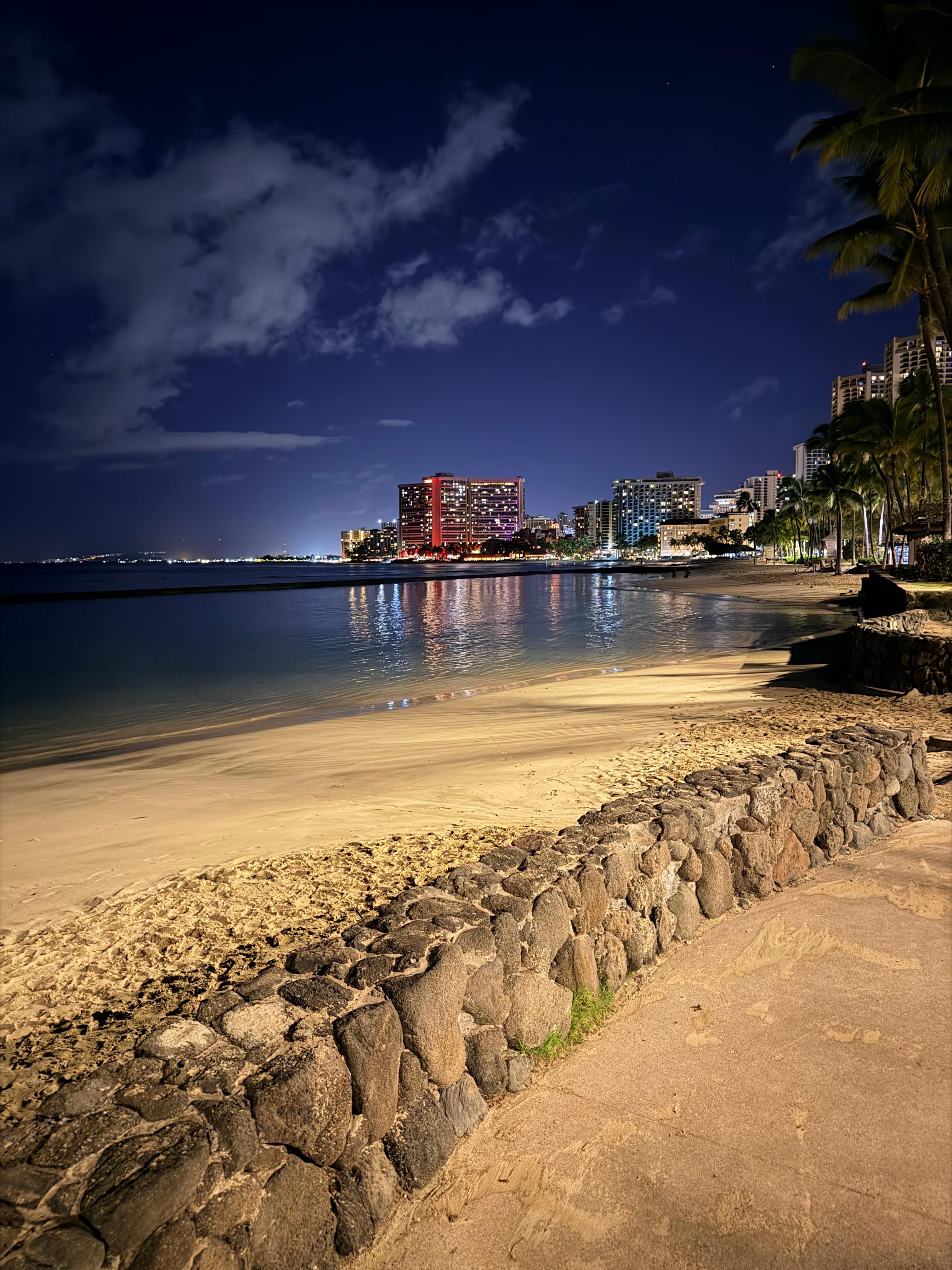 Steps away from the unit is Waikiki Beach 