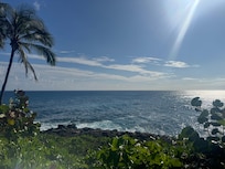 Evening watching whales from lanai