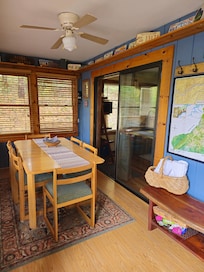 Front entry was very welcoming and a great place to take wet shoes off.