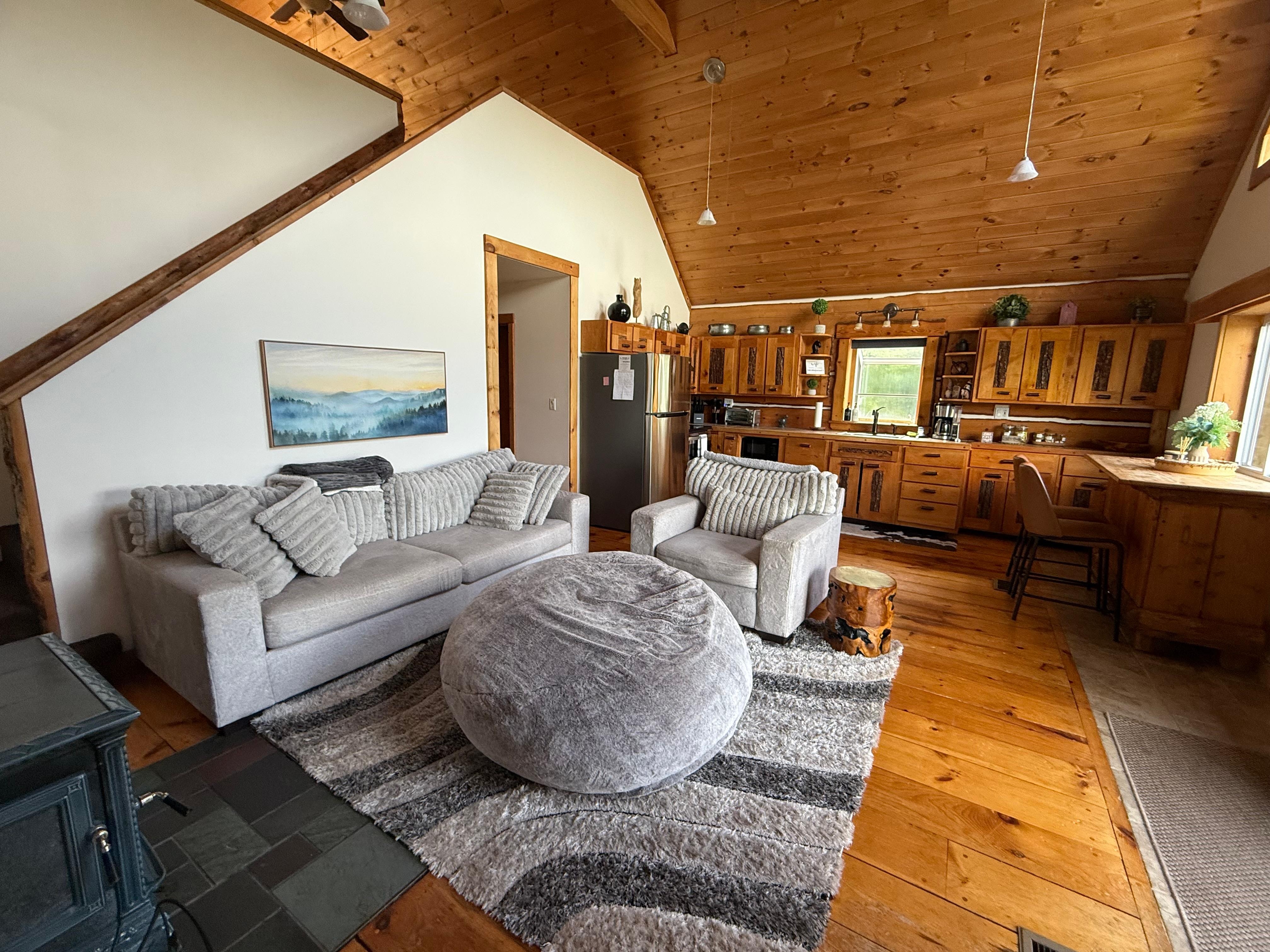 The house as you walk in 