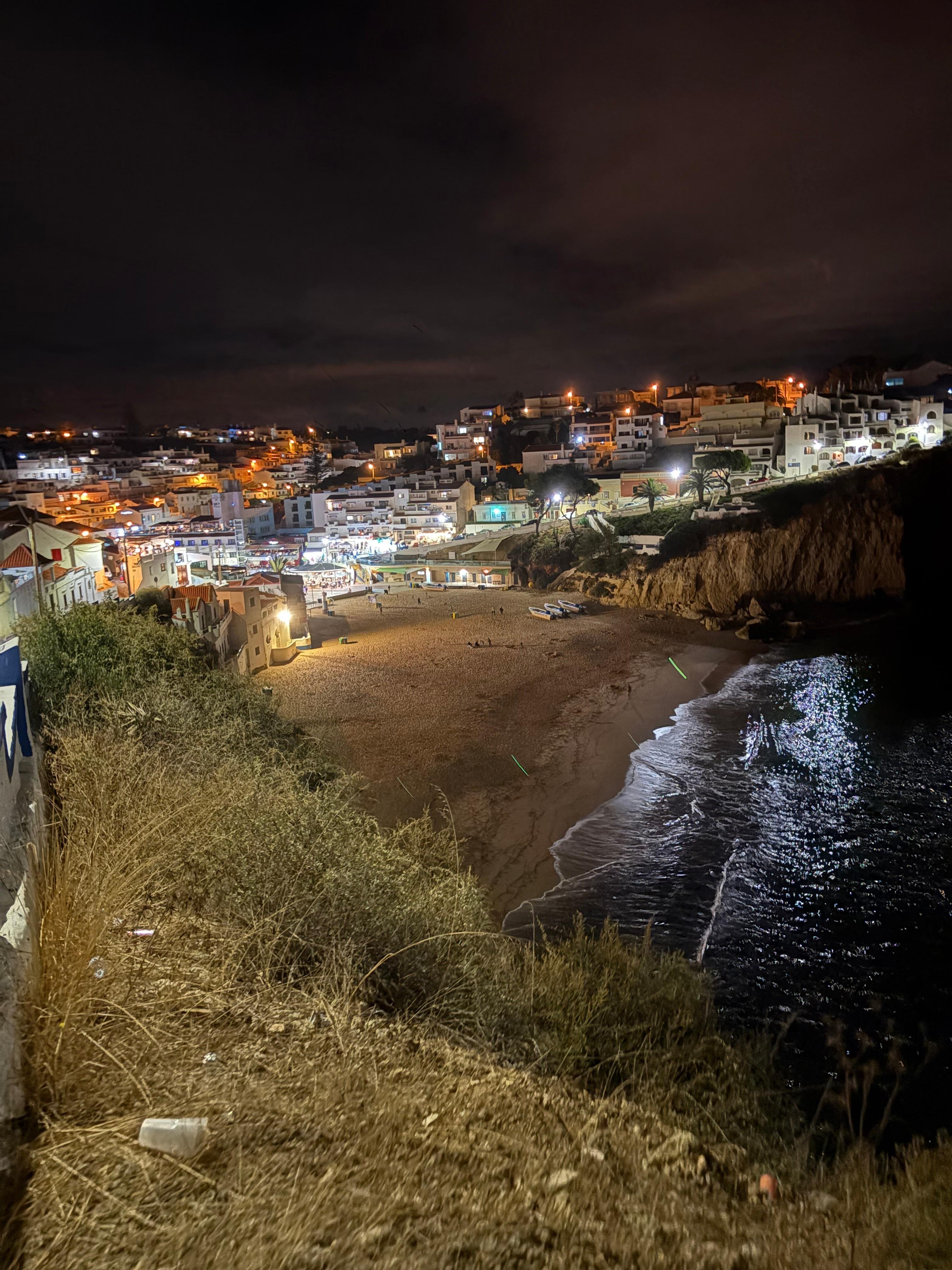 Walking down into Carvoeiro at night