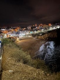 Walking down into Carvoeiro at night