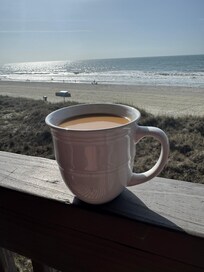 Coffee on the balcony