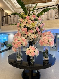 ロビーのお花