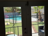 Pool was clean and inviting. Best for summer for cooling down.