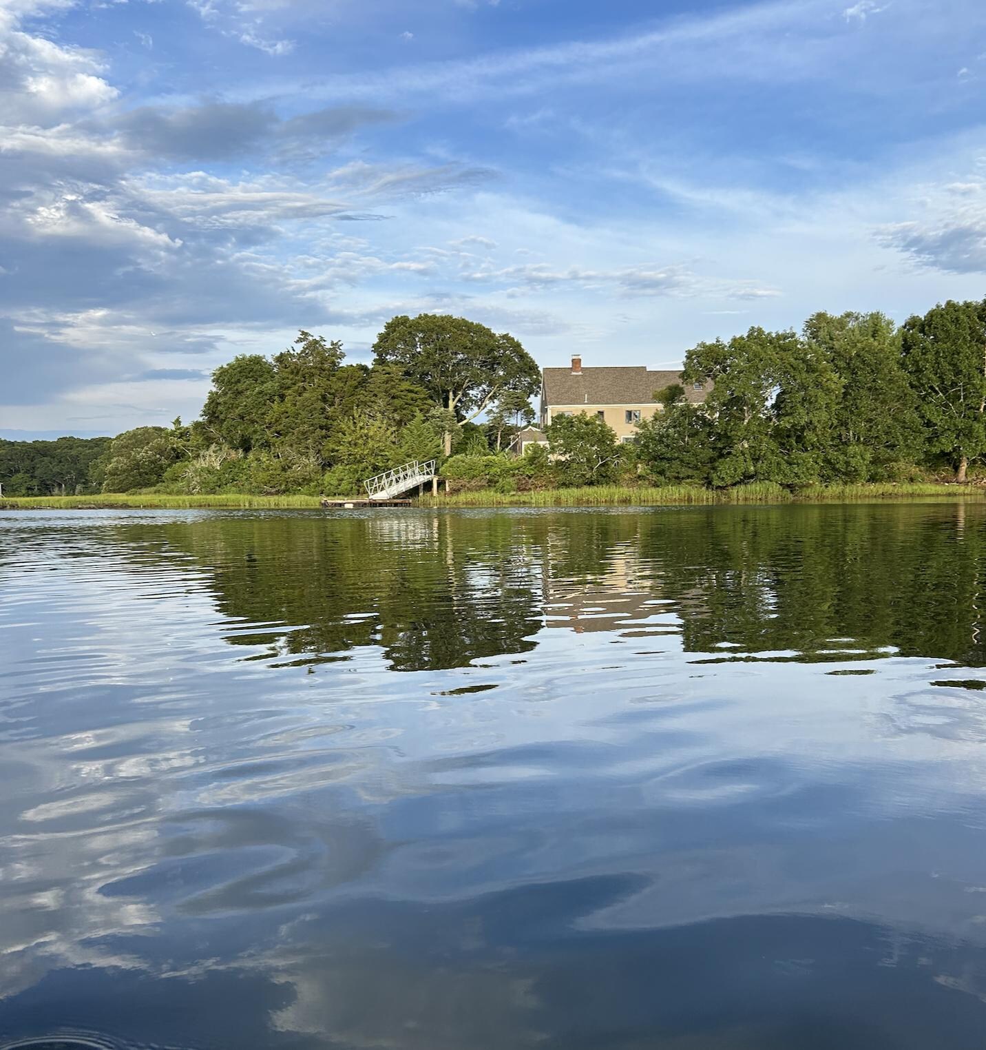 the house and the dock