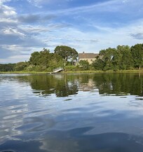 the house and the dock