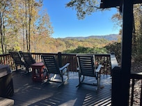 Loved the rockers and the view!