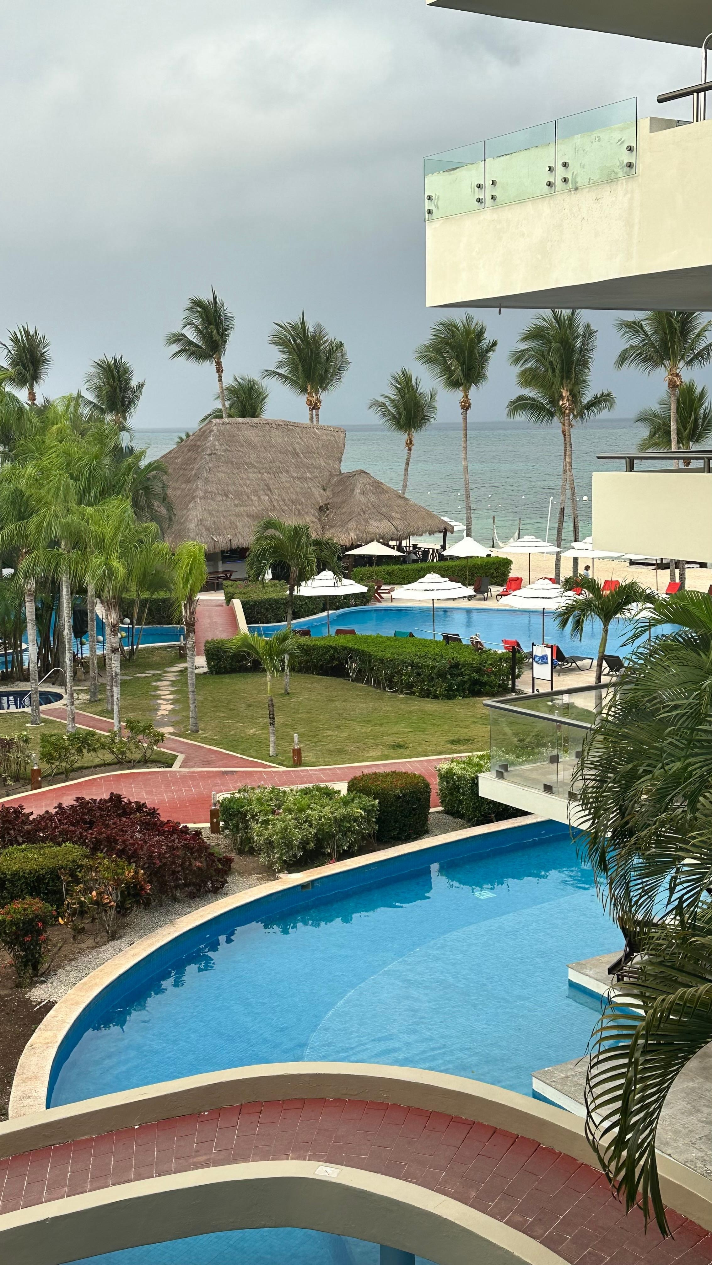 Pool area, view from our room