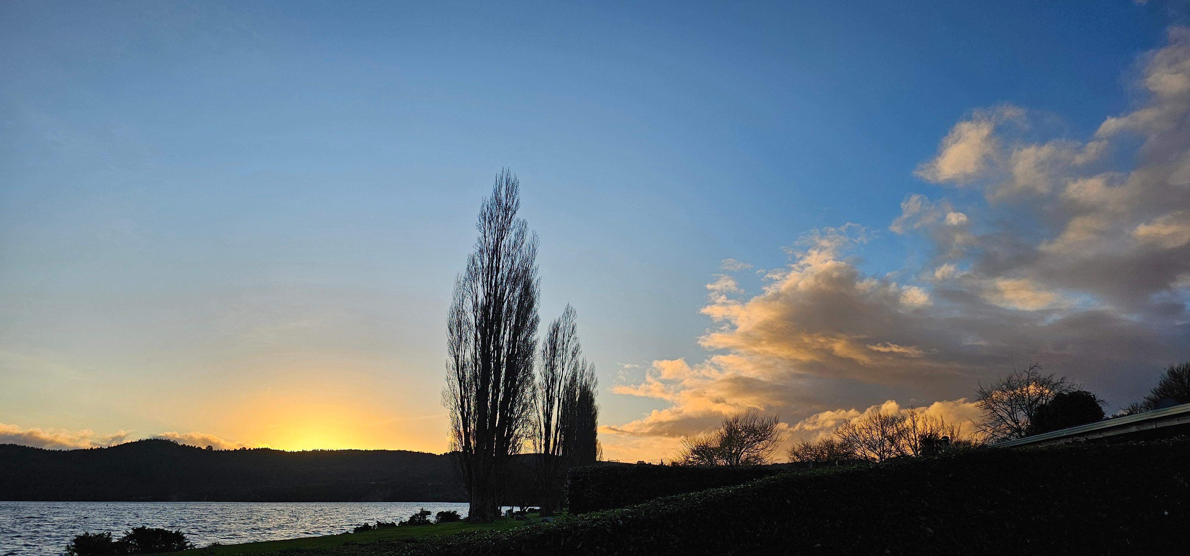 Watch the sunset with your glass of wine in hand.