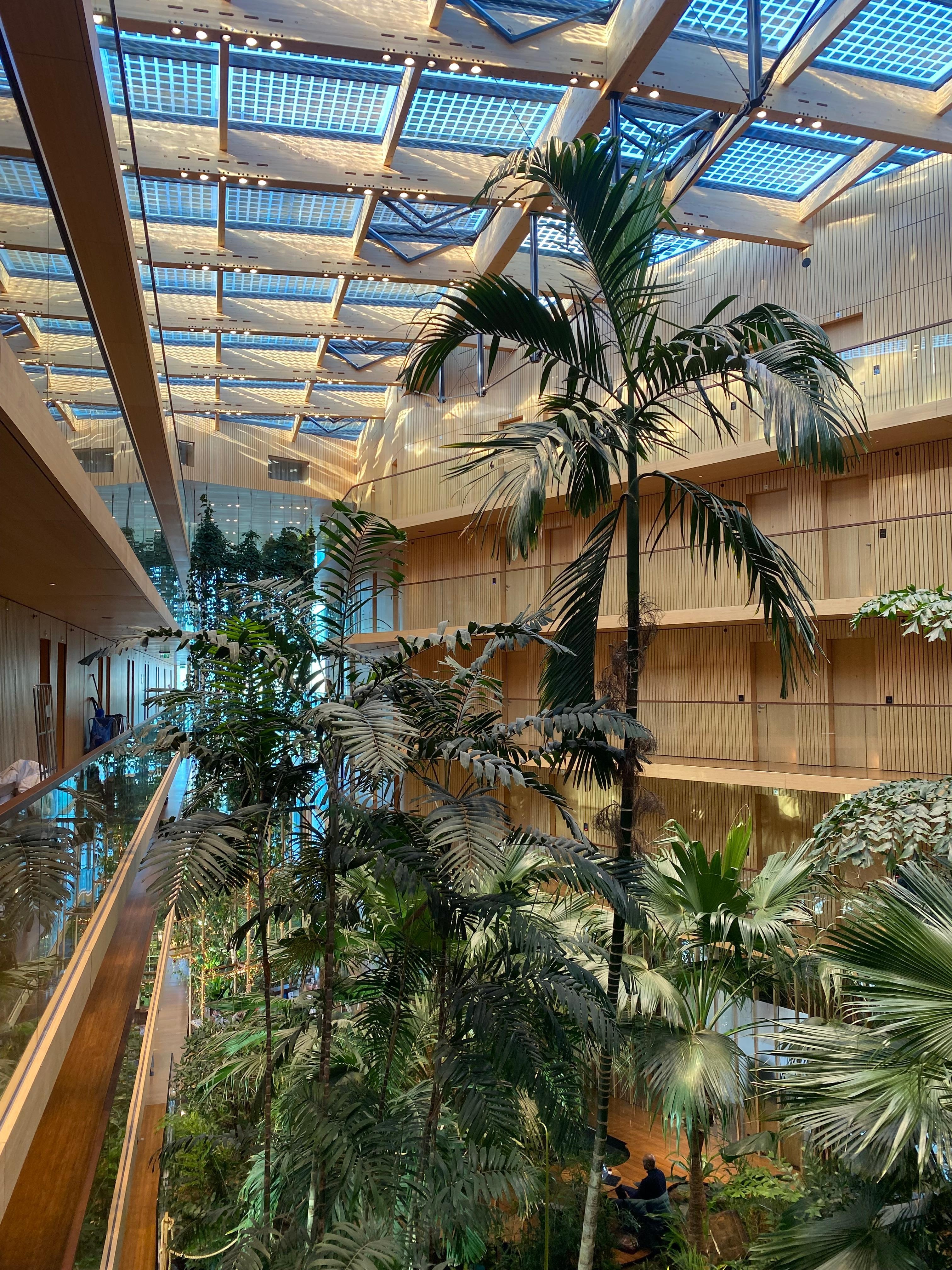 Inside of hotel view from 3rd floor