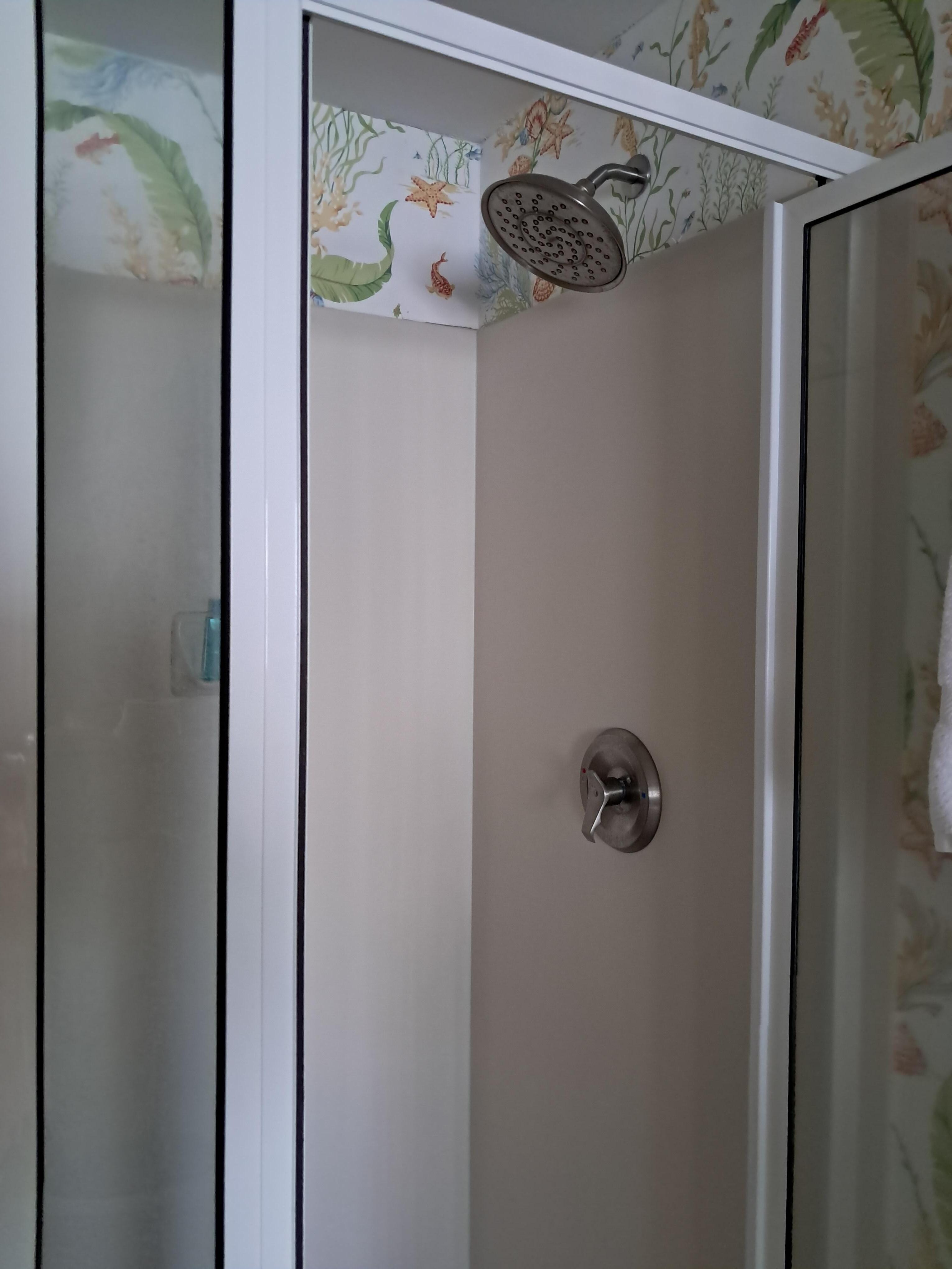 Small and old MB shower