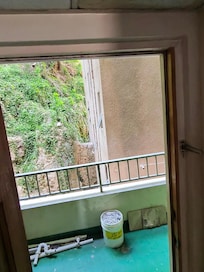 View out the front door