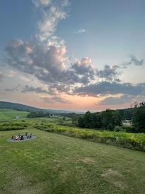 View from the front deck