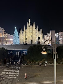 Your view of the Duomo at Christmastime.