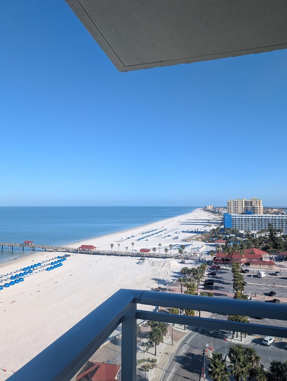 View from our balcony