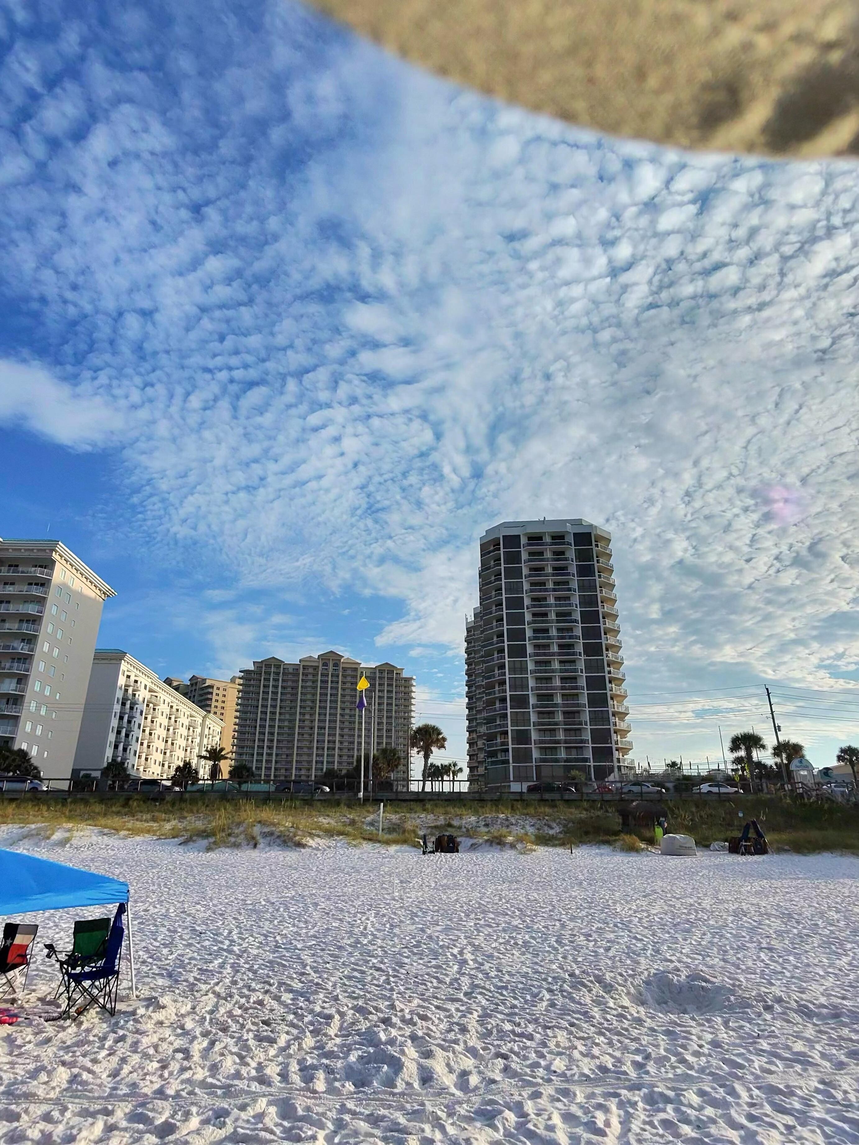 From the beach