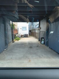 Back parking of the property.