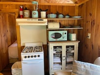 Part of the kitchenette