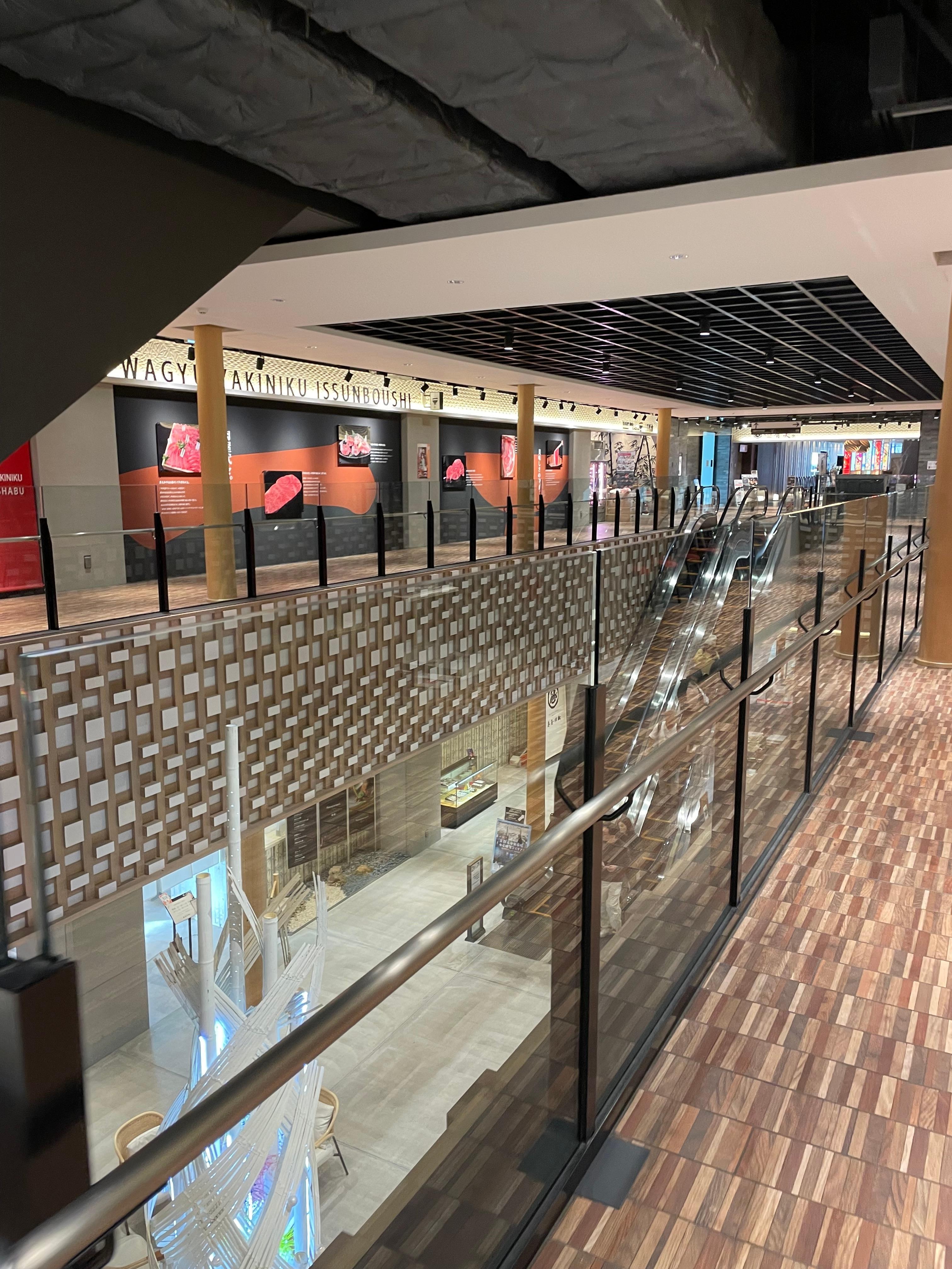 Hotel restaurants and shopping 