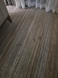 The stain was there when i arrived seems like the carpets are not cleaned.