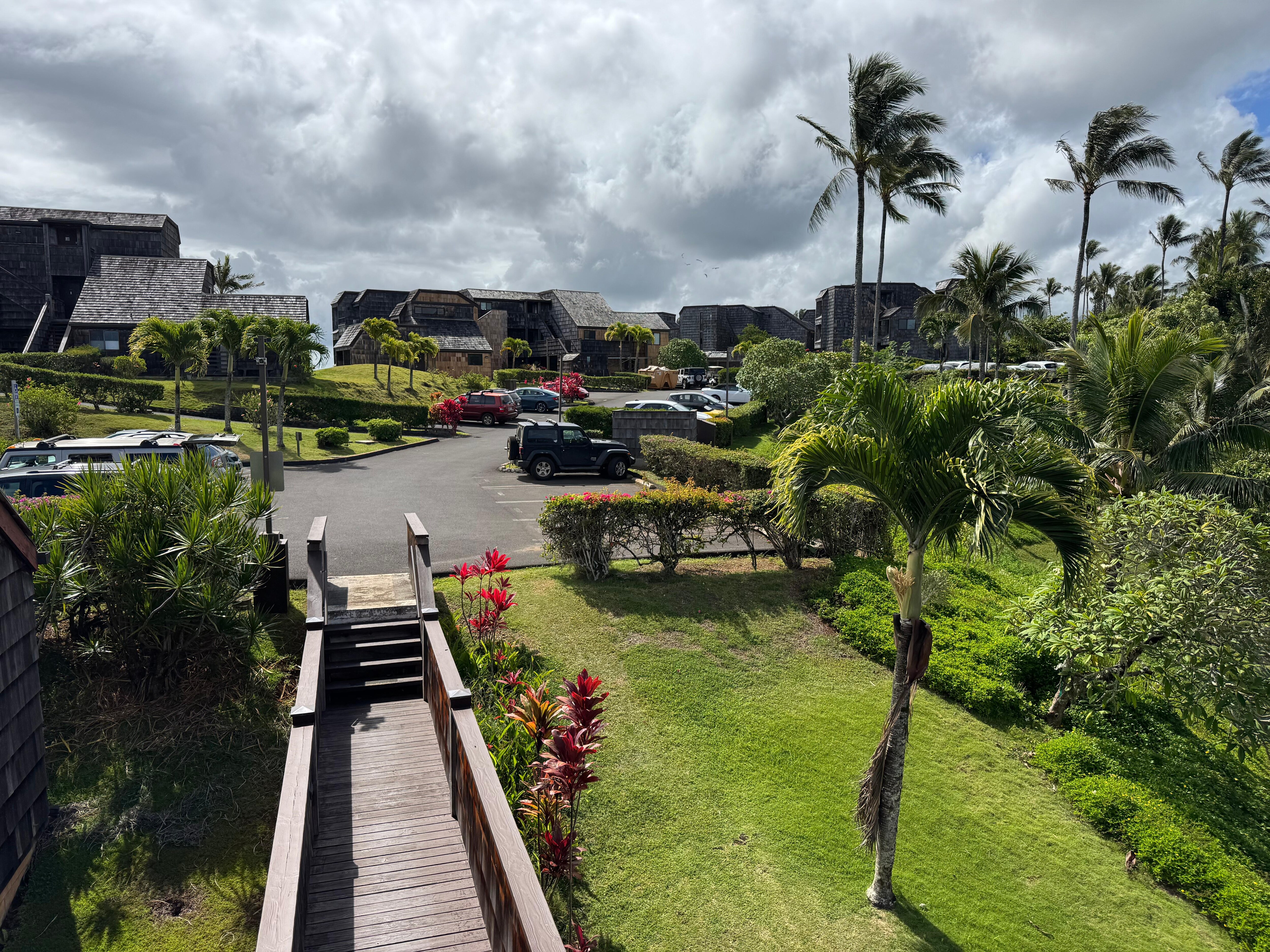 Walk to the car at Sealodge 1