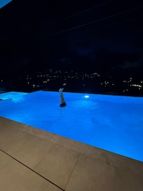Pool at night