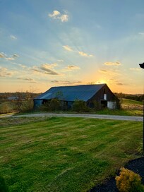 Late evening sundown