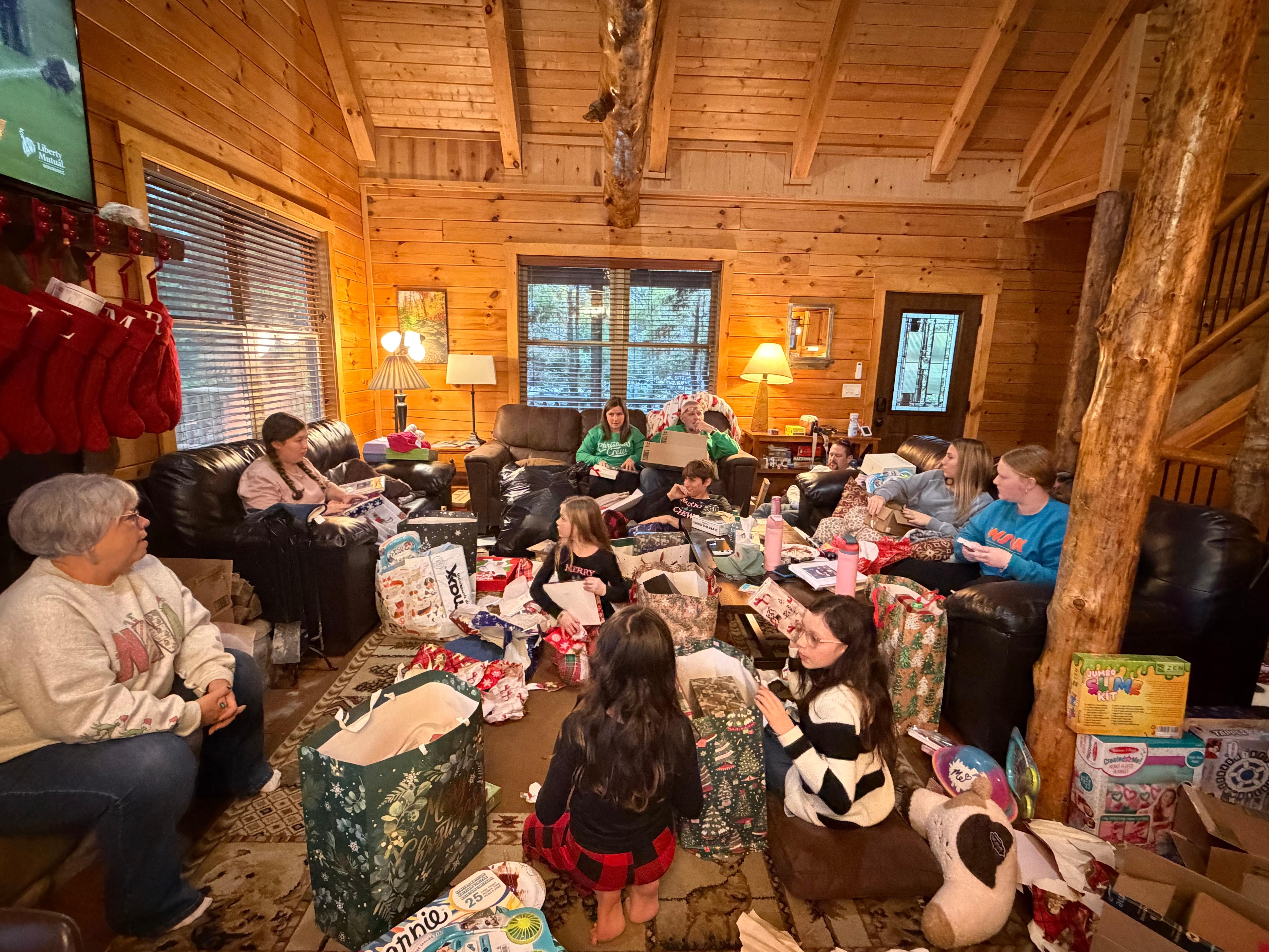 Family Christmas at Longview Lodge 