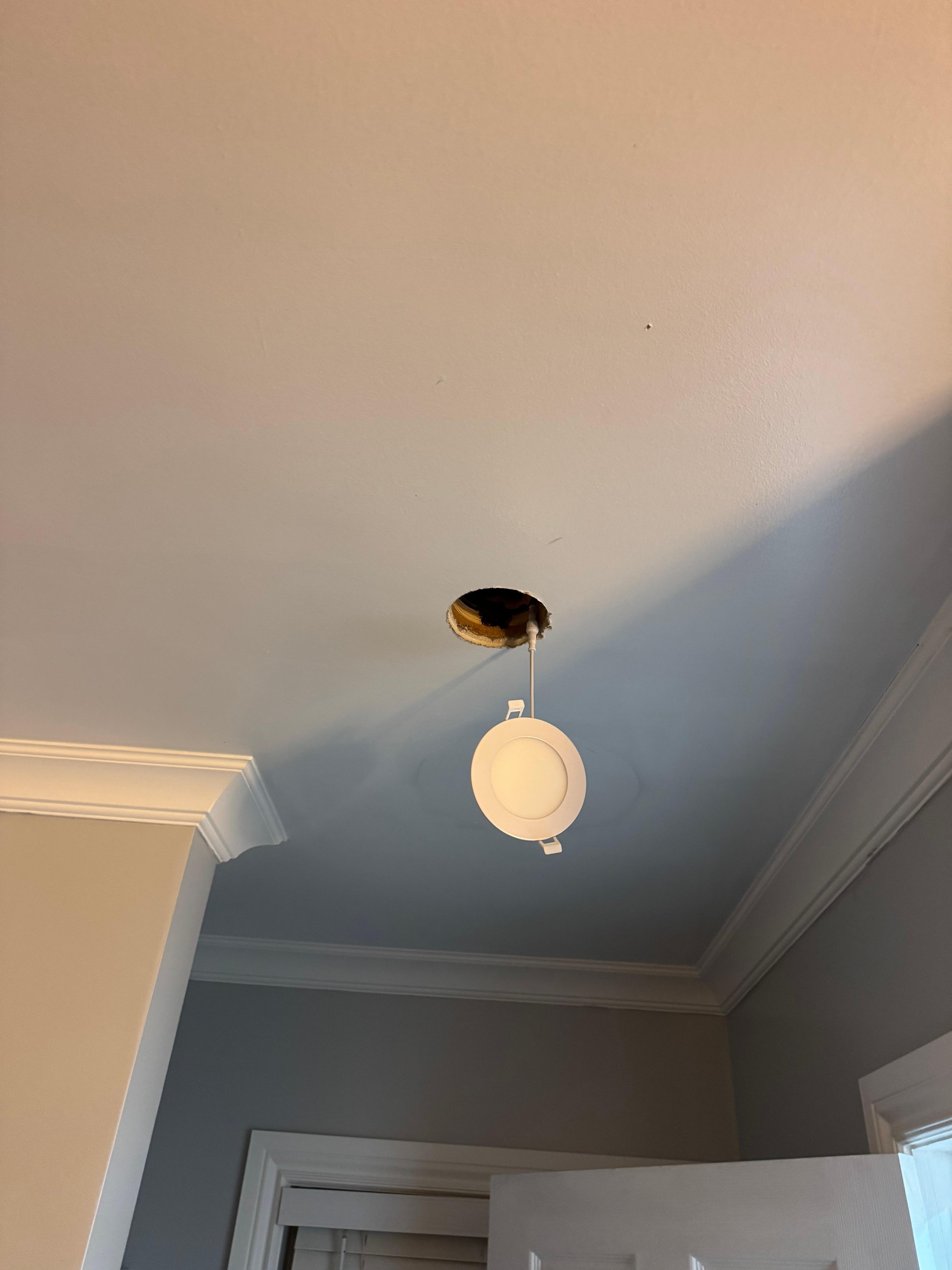 No clue what’s hanging down. 