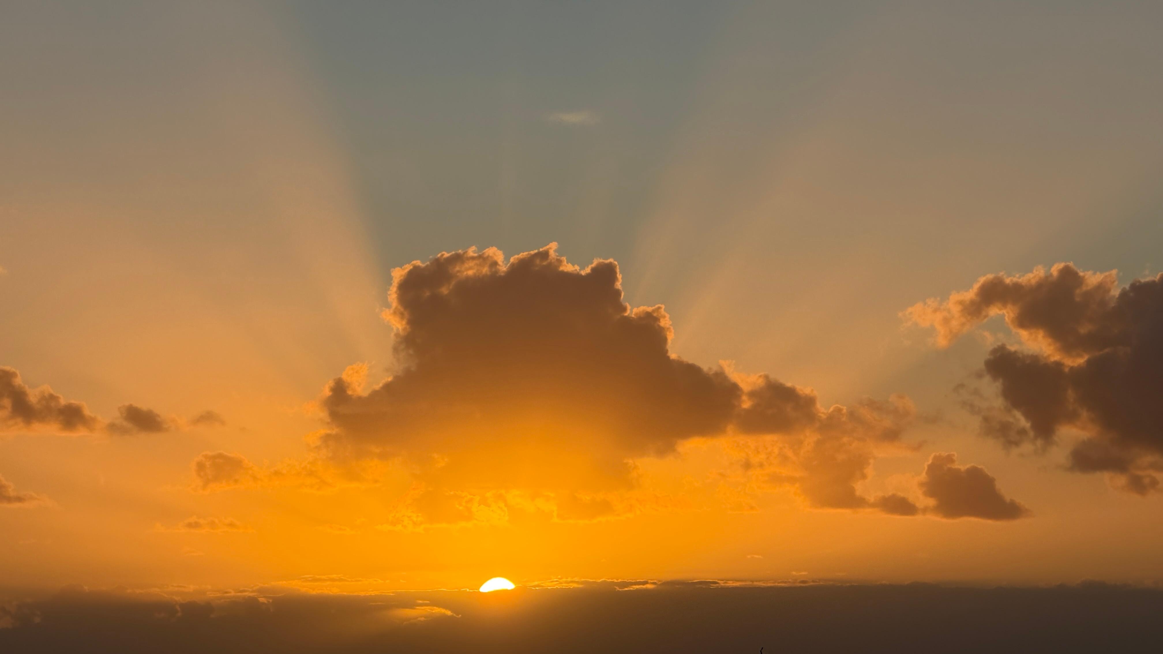 Sunrise from the balcony